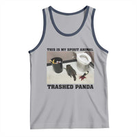 Trashed Panda Tank Top My Spirit Animal Funny Drunk Raccoon Meme - Wonder Print Shop