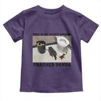 Trashed Panda Toddler T Shirt My Spirit Animal Funny Drunk Raccoon Meme - Wonder Print Shop