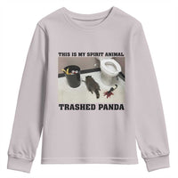 Trashed Panda Youth Sweatshirt My Spirit Animal Funny Drunk Raccoon Meme - Wonder Print Shop