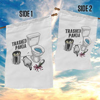 Trashed Panda Garden Flag Funny Drunk Racoon Meme - Wonder Print Shop