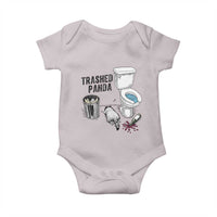Trashed Panda Baby Onesie Funny Drunk Racoon Meme - Wonder Print Shop