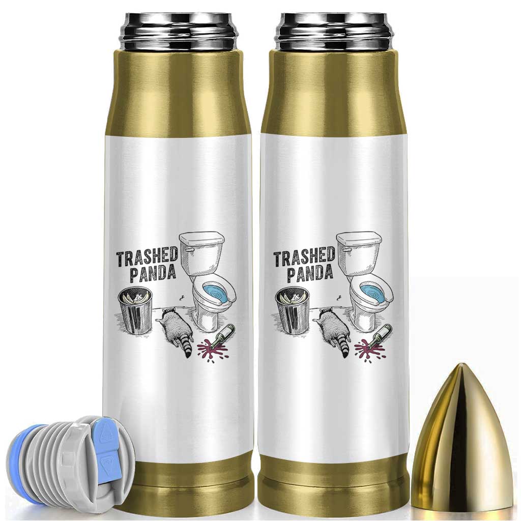 Trashed Panda Bullet Tumbler Funny Drunk Racoon Meme - Wonder Print Shop