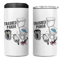 Trashed Panda 4 in 1 Can Cooler Tumbler Funny Drunk Racoon Meme - Wonder Print Shop