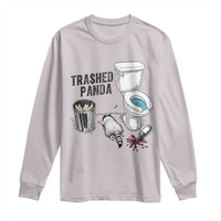 Trashed Panda Long Sleeve Shirt Funny Drunk Racoon Meme - Wonder Print Shop