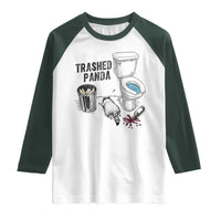 Trashed Panda Raglan Shirt Funny Drunk Racoon Meme - Wonder Print Shop