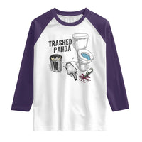 Trashed Panda Raglan Shirt Funny Drunk Racoon Meme - Wonder Print Shop