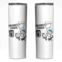 Trashed Panda Skinny Tumbler Funny Drunk Racoon Meme - Wonder Print Shop