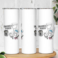 Trashed Panda Skinny Tumbler Funny Drunk Racoon Meme - Wonder Print Shop
