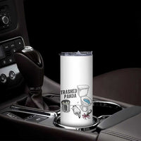 Trashed Panda Skinny Tumbler Funny Drunk Racoon Meme - Wonder Print Shop