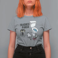 Trashed Panda T Shirt For Women Funny Drunk Racoon Meme - Wonder Print Shop