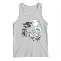 Trashed Panda Tank Top Funny Drunk Racoon Meme - Wonder Print Shop