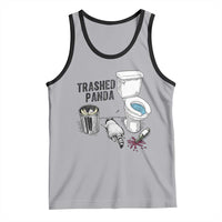 Trashed Panda Tank Top Funny Drunk Racoon Meme - Wonder Print Shop