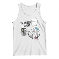 Trashed Panda Tank Top Funny Drunk Racoon Meme - Wonder Print Shop