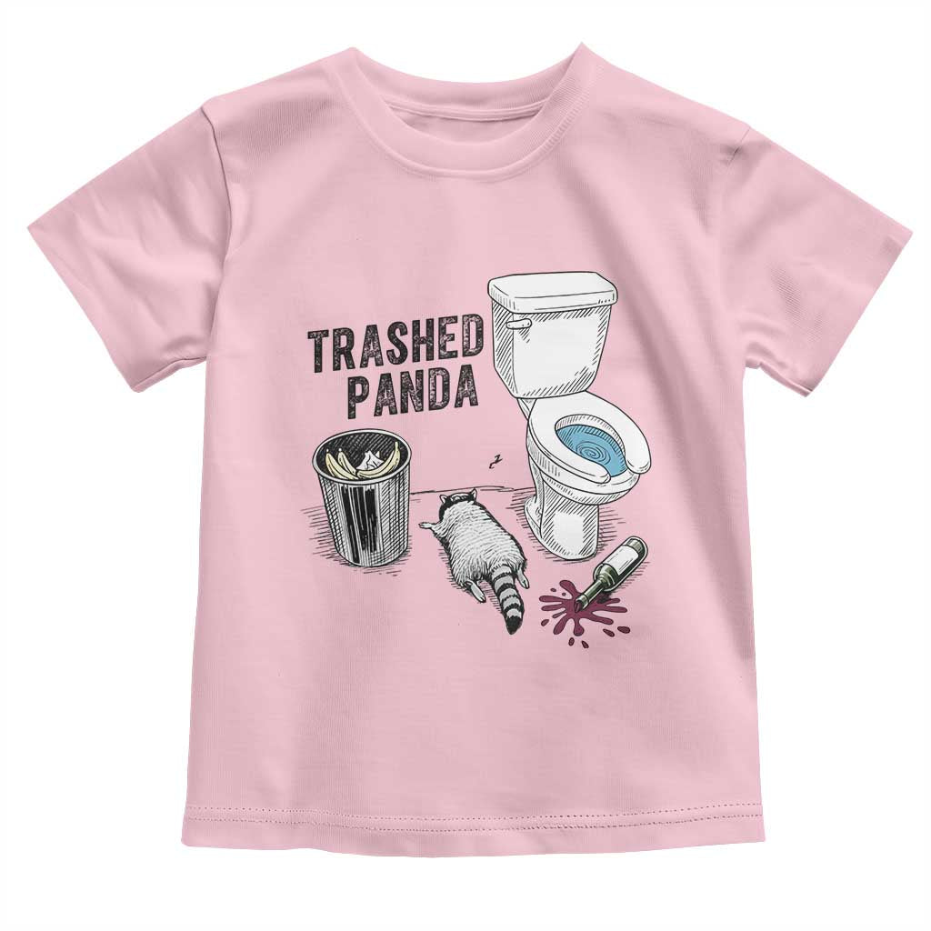 Trashed Panda Toddler T Shirt Funny Drunk Racoon Meme - Wonder Print Shop