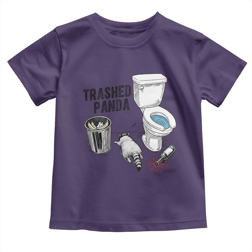 Trashed Panda Toddler T Shirt Funny Drunk Racoon Meme - Wonder Print Shop
