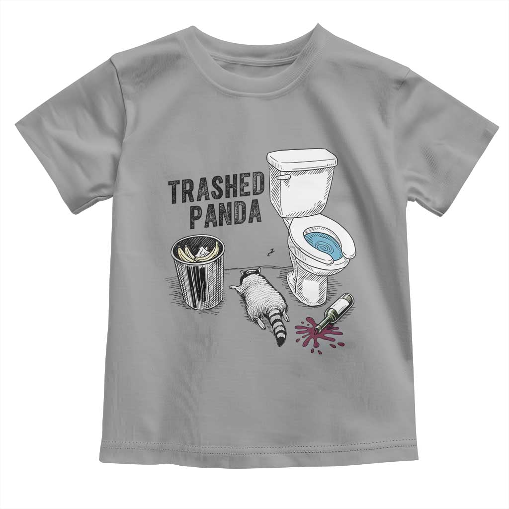 Trashed Panda Toddler T Shirt Funny Drunk Racoon Meme - Wonder Print Shop