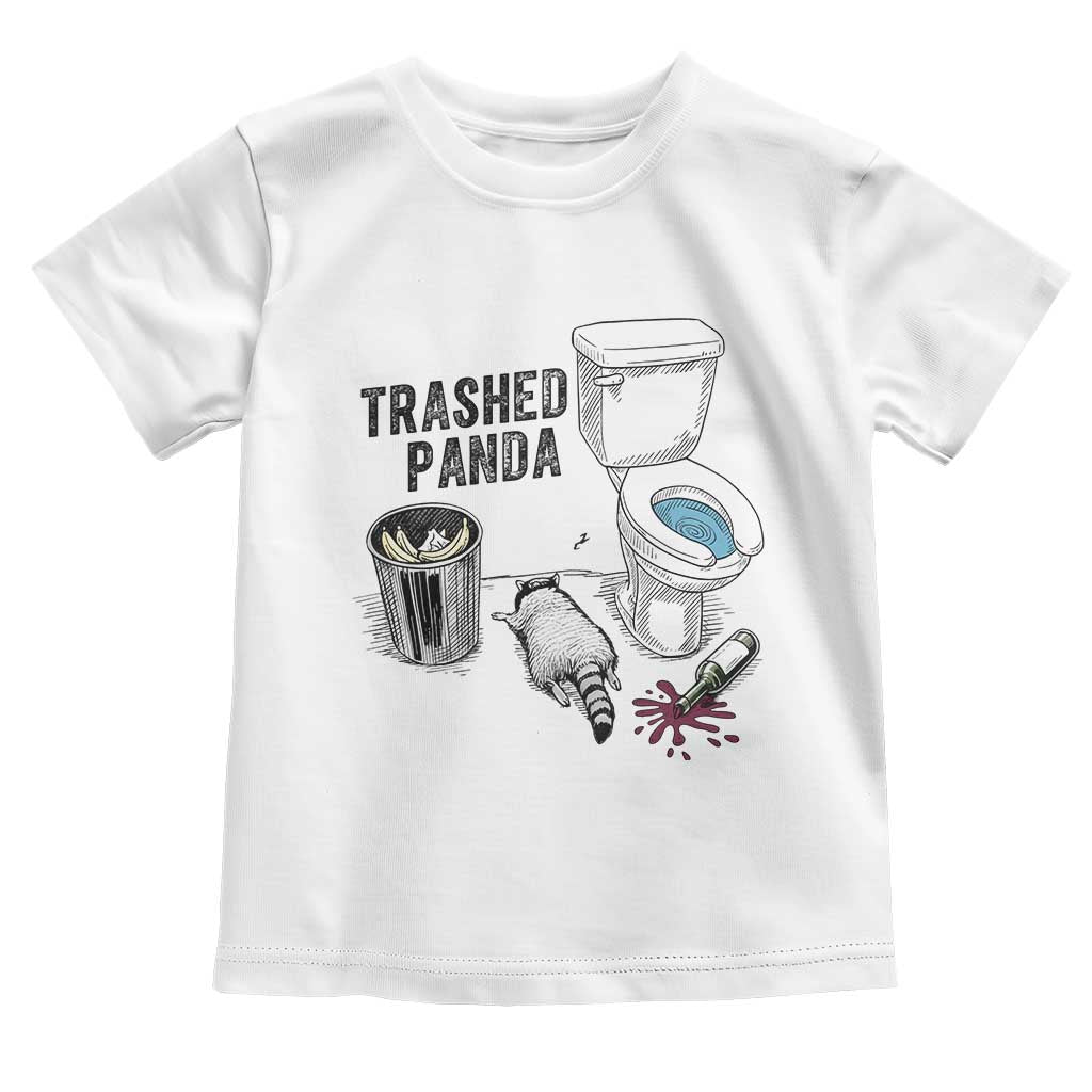 Trashed Panda Toddler T Shirt Funny Drunk Racoon Meme - Wonder Print Shop