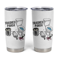 Trashed Panda Tumbler Cup Funny Drunk Racoon Meme - Wonder Print Shop