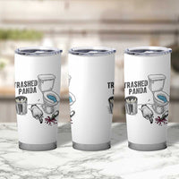 Trashed Panda Tumbler Cup Funny Drunk Racoon Meme - Wonder Print Shop