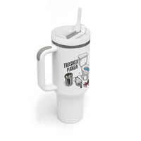 Trashed Panda Tumbler With Handle Funny Drunk Racoon Meme - Wonder Print Shop