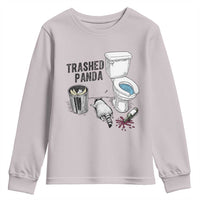 Trashed Panda Youth Sweatshirt Funny Drunk Racoon Meme - Wonder Print Shop