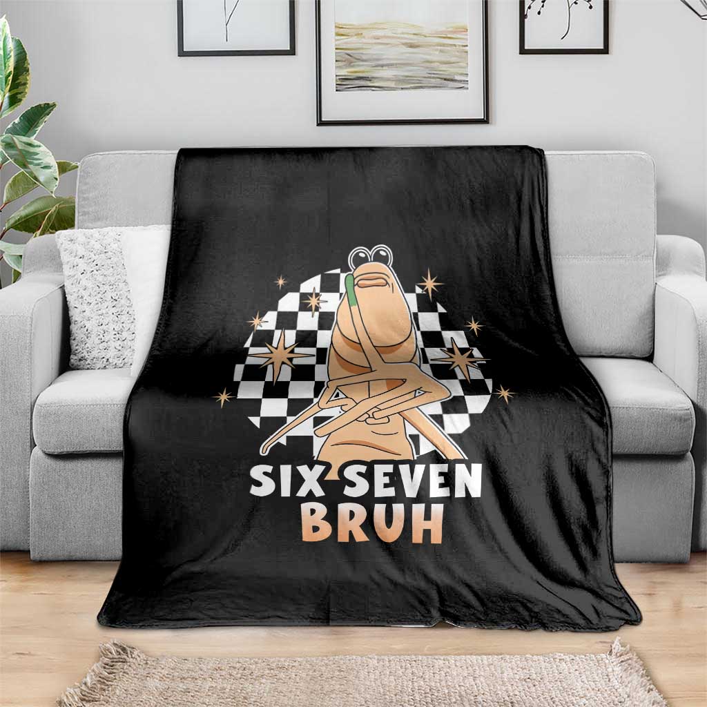Marcus The Worm Meme Throw Blanket 67 Six Seven Gen Z Humor - Wonder Print Shop