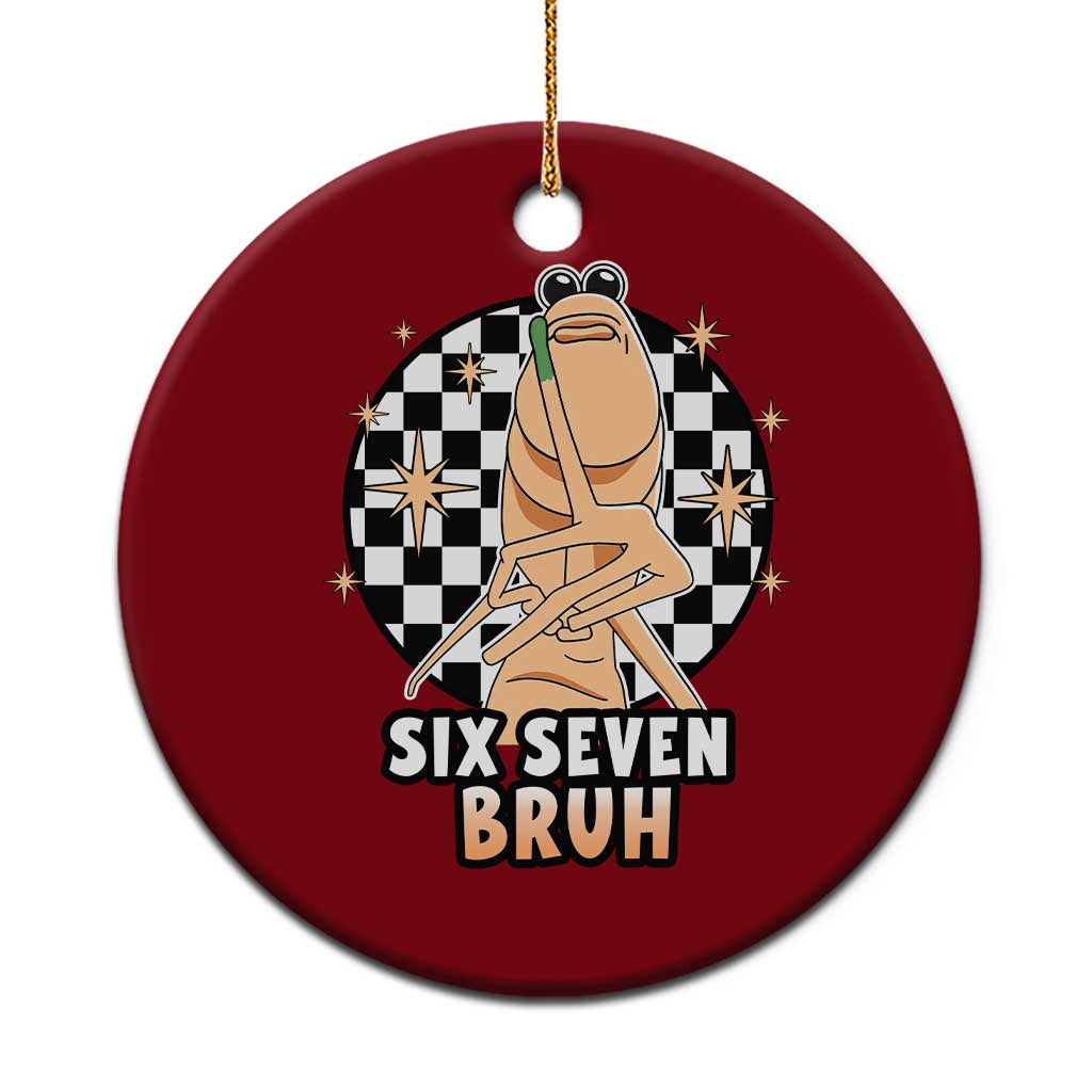 Marcus The Worm Meme Ceramic Ornament 67 Six Seven Gen Z Humor - Wonder Print Shop