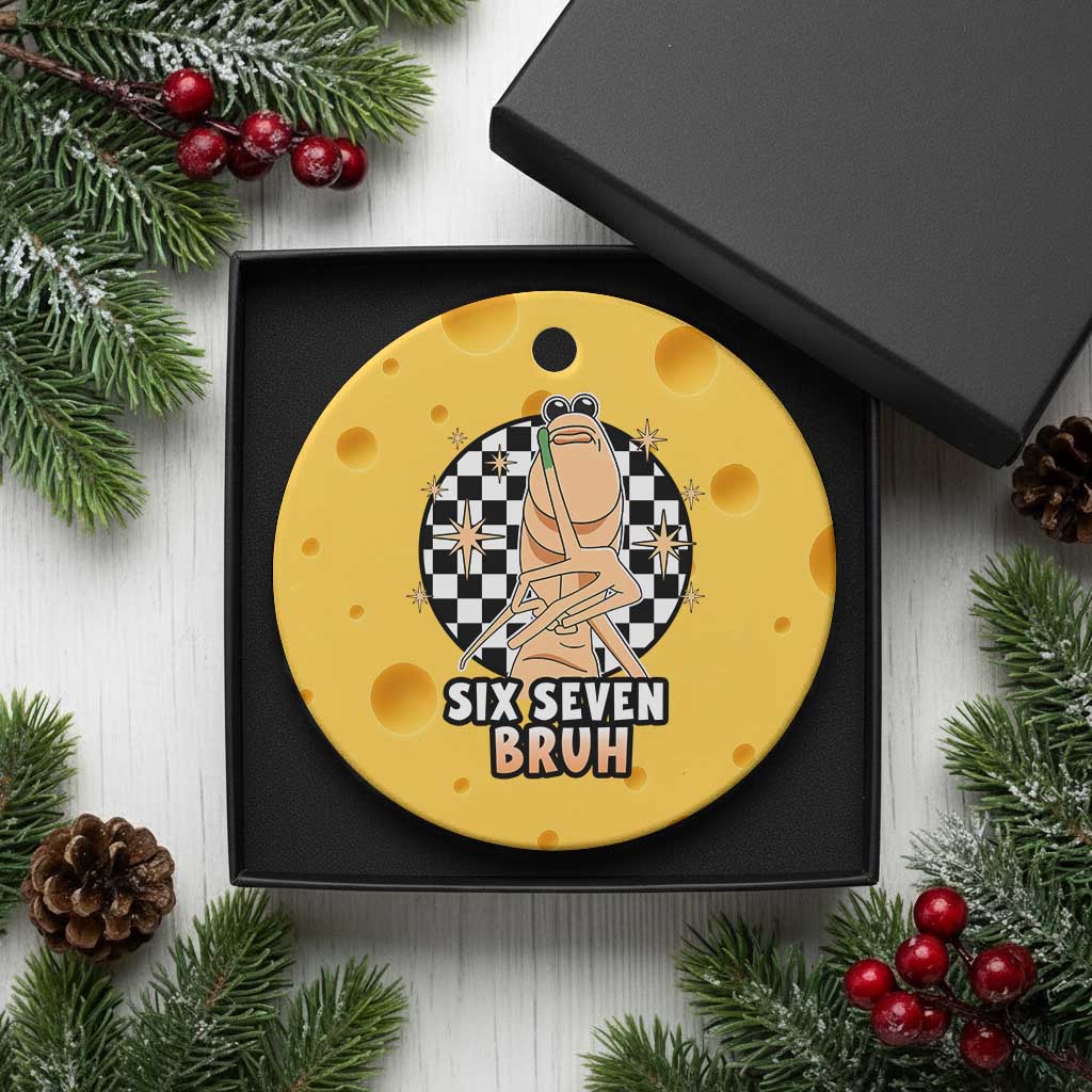 Marcus The Worm Meme Ceramic Ornament 67 Six Seven Gen Z Humor - Wonder Print Shop