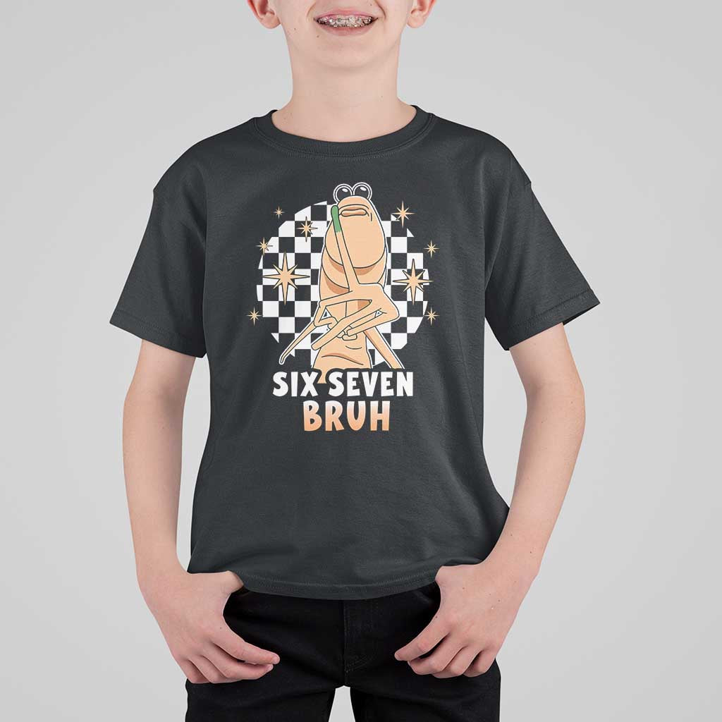 Marcus The Worm Meme T Shirt For Kid 67 Six Seven Gen Z Humor - Wonder Print Shop