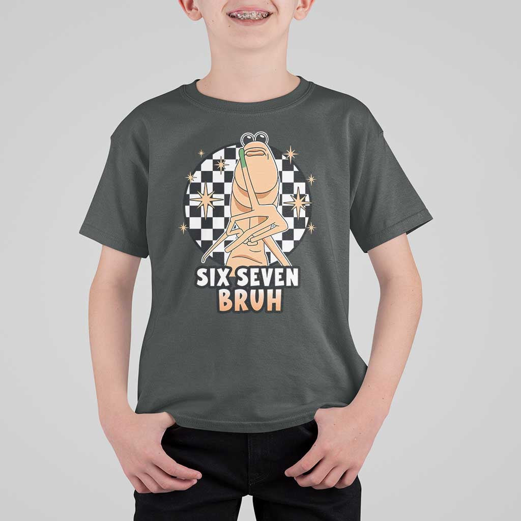 Marcus The Worm Meme T Shirt For Kid 67 Six Seven Gen Z Humor - Wonder Print Shop