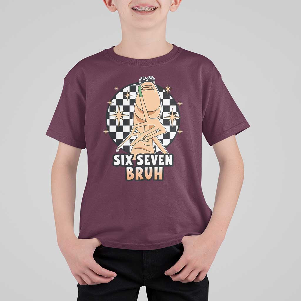 Marcus The Worm Meme T Shirt For Kid 67 Six Seven Gen Z Humor - Wonder Print Shop