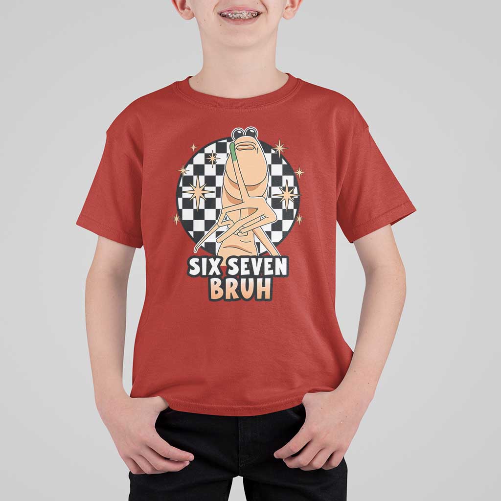 Marcus The Worm Meme T Shirt For Kid 67 Six Seven Gen Z Humor - Wonder Print Shop