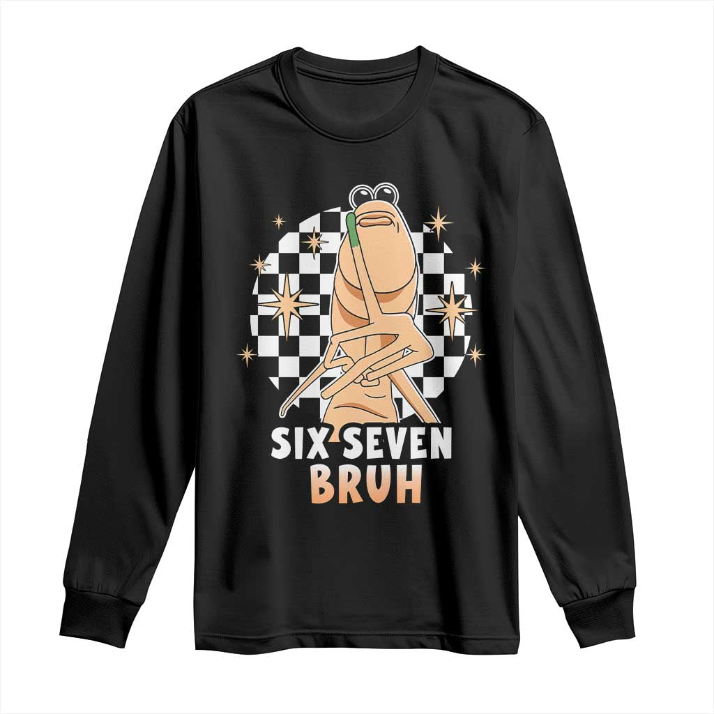 Marcus The Worm Meme Long Sleeve Shirt 67 Six Seven Gen Z Humor - Wonder Print Shop