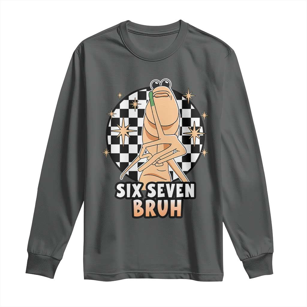Marcus The Worm Meme Long Sleeve Shirt 67 Six Seven Gen Z Humor - Wonder Print Shop