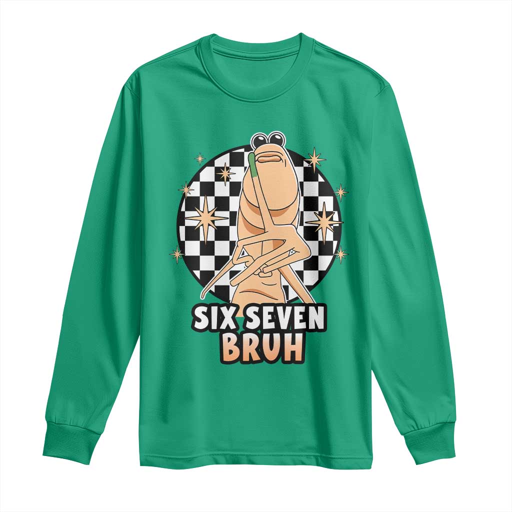 Marcus The Worm Meme Long Sleeve Shirt 67 Six Seven Gen Z Humor - Wonder Print Shop