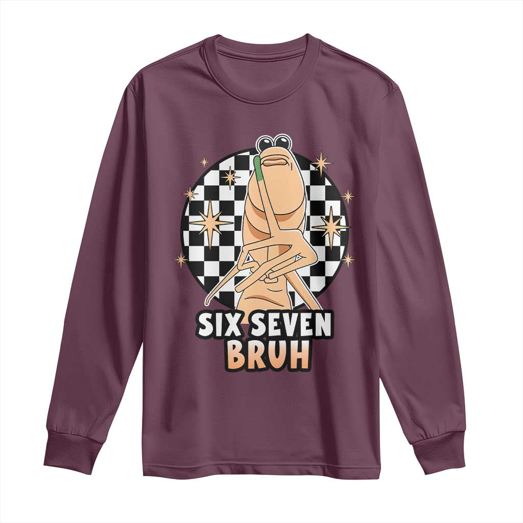 Marcus The Worm Meme Long Sleeve Shirt 67 Six Seven Gen Z Humor - Wonder Print Shop