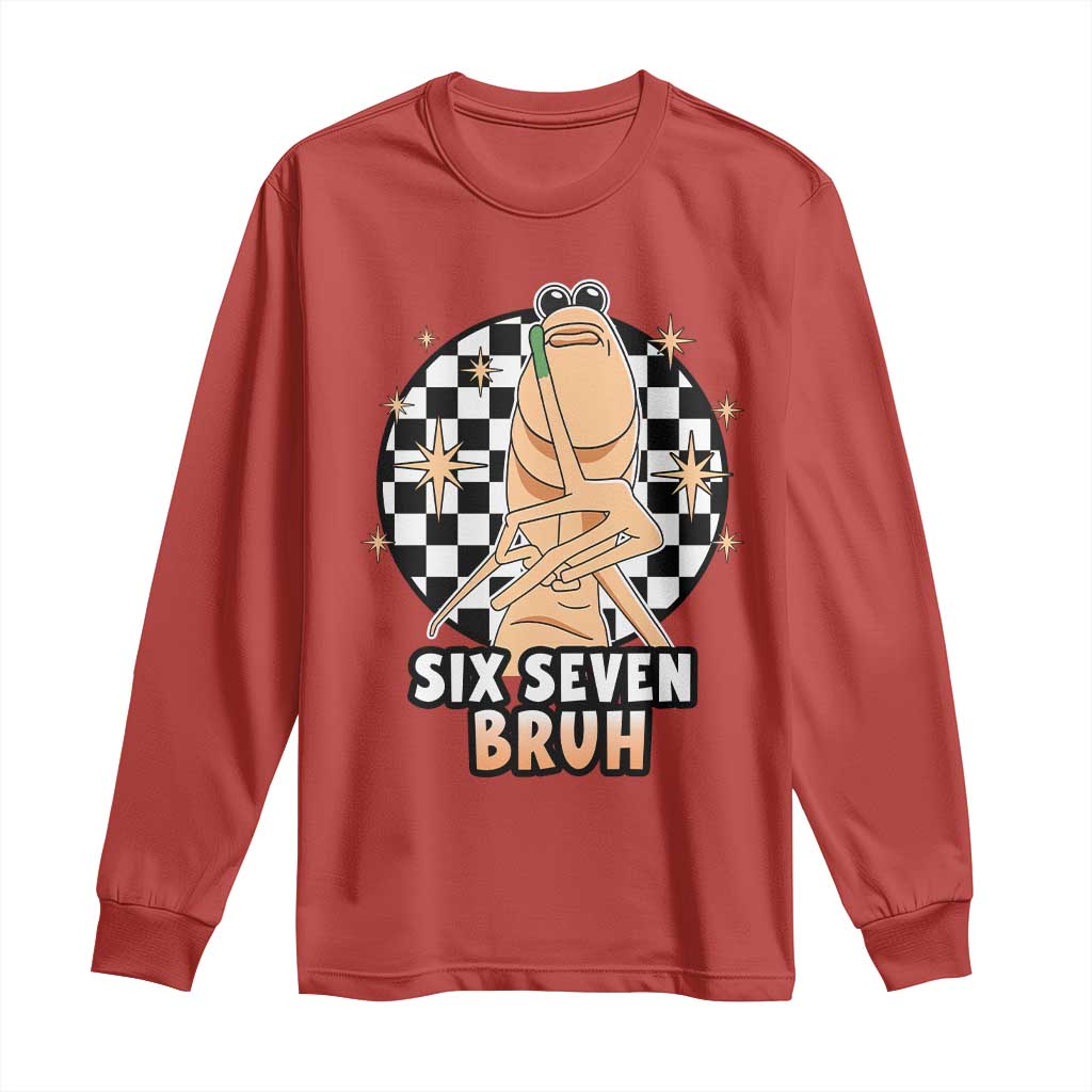 Marcus The Worm Meme Long Sleeve Shirt 67 Six Seven Gen Z Humor - Wonder Print Shop