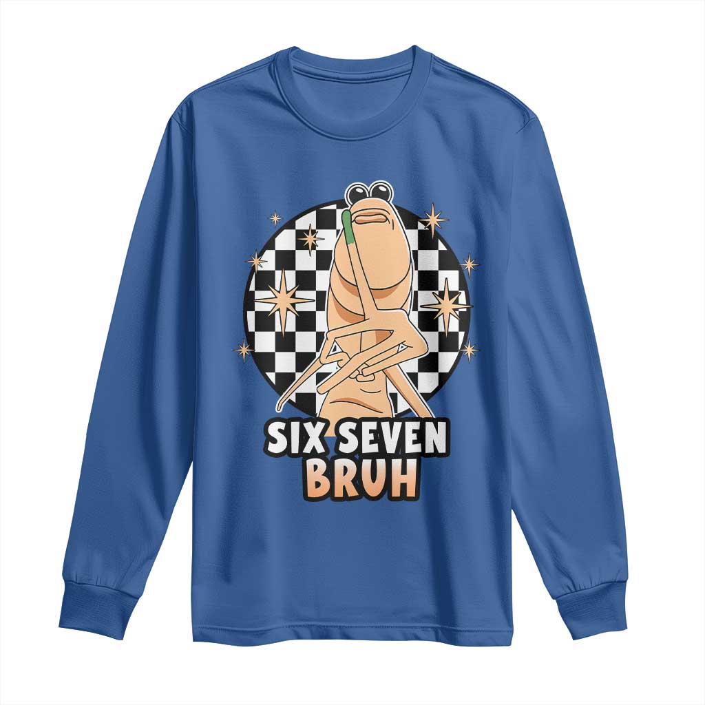 Marcus The Worm Meme Long Sleeve Shirt 67 Six Seven Gen Z Humor - Wonder Print Shop