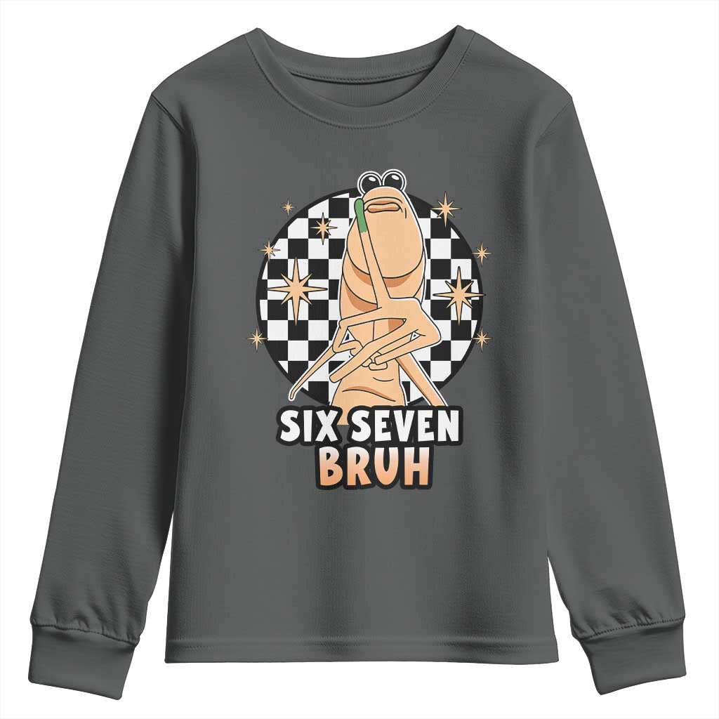 Marcus The Worm Meme Youth Sweatshirt 67 Six Seven Gen Z Humor - Wonder Print Shop