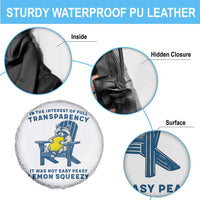 Funny Raccoon Spare Tire Cover In The Interest Of Full Transparency It Was Not Easy Peasy Lemon Squeezy - Wonder Print Shop