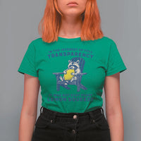 Funny Raccoon T Shirt For Women In The Interest Of Full Transparency It Was Not Easy Peasy Lemon Squeezy - Wonder Print Shop