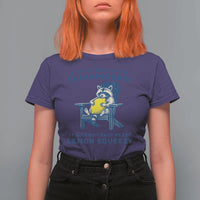 Funny Raccoon T Shirt For Women In The Interest Of Full Transparency It Was Not Easy Peasy Lemon Squeezy - Wonder Print Shop