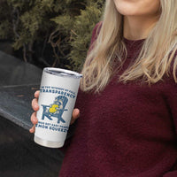 Funny Raccoon Tumbler Cup In The Interest Of Full Transparency It Was Not Easy Peasy Lemon Squeezy - Wonder Print Shop