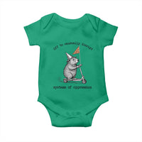 Funny Groundhog Scooter Meme Baby Onesie Off To Causually Disrupt System Of Oppression - Wonder Print Shop