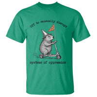 Funny Groundhog Scooter Meme T Shirt Off To Causually Disrupt System Of Oppression - Wonder Print Shop
