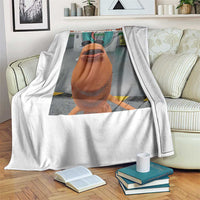 Marcus The Worm Meme Throw Blanket Big Badinky Bones - Wonder Print Shop