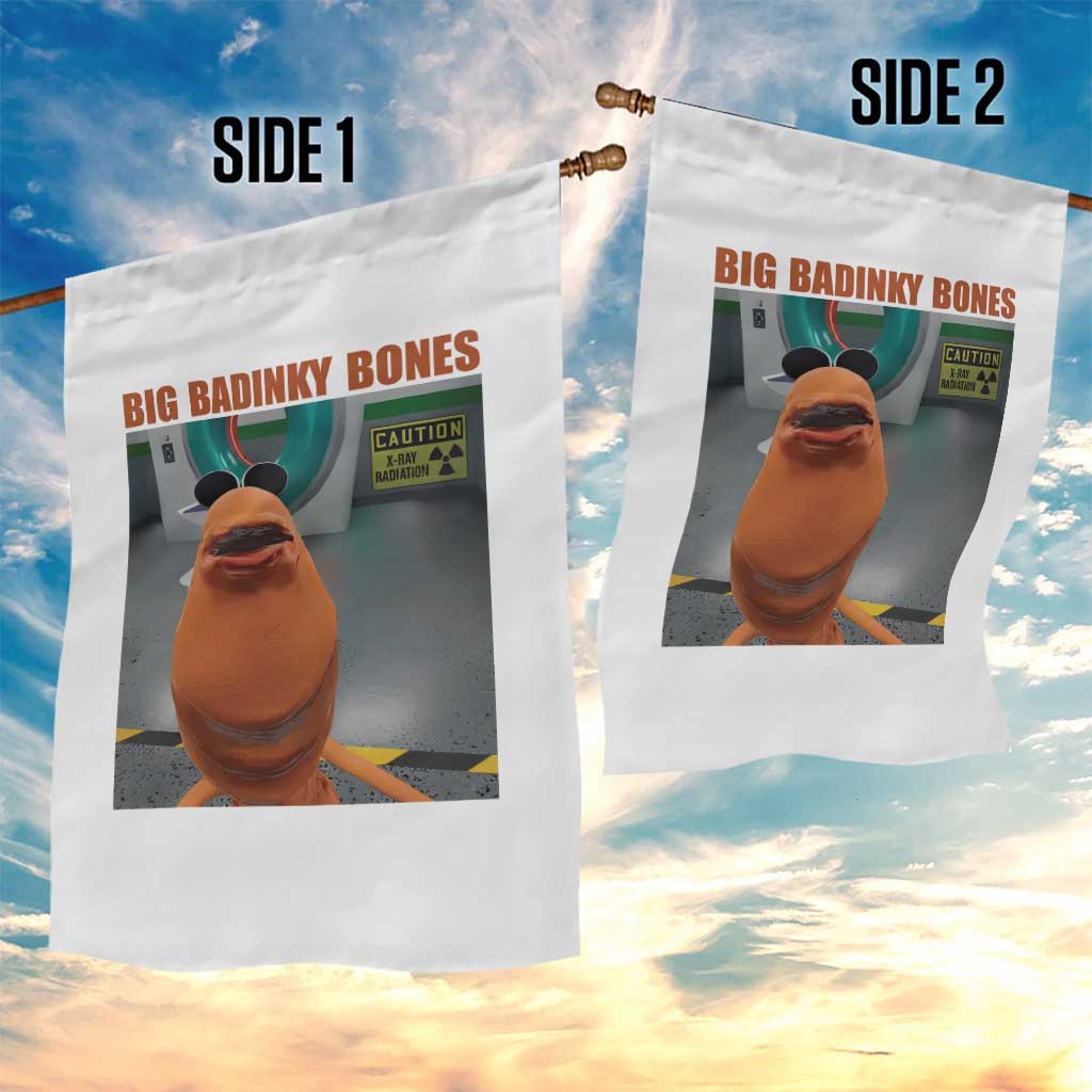 Marcus The Worm Meme Garden Flag Big Badinky Bones - Wonder Print Shop