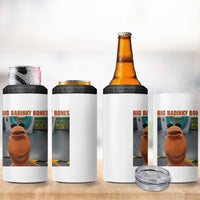 Marcus The Worm Meme 4 in 1 Can Cooler Tumbler Big Badinky Bones - Wonder Print Shop