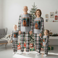 Marcus The Worm Meme Plaid Pajama Set Big Badinky Bones - Wonder Print Shop