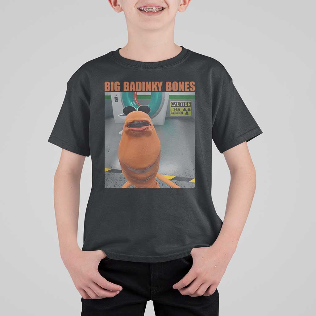 Marcus The Worm Meme T Shirt For Kid Big Badinky Bones - Wonder Print Shop